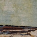 Kunstwerk, Maya Wildevuur, Zijdecollage – Strand